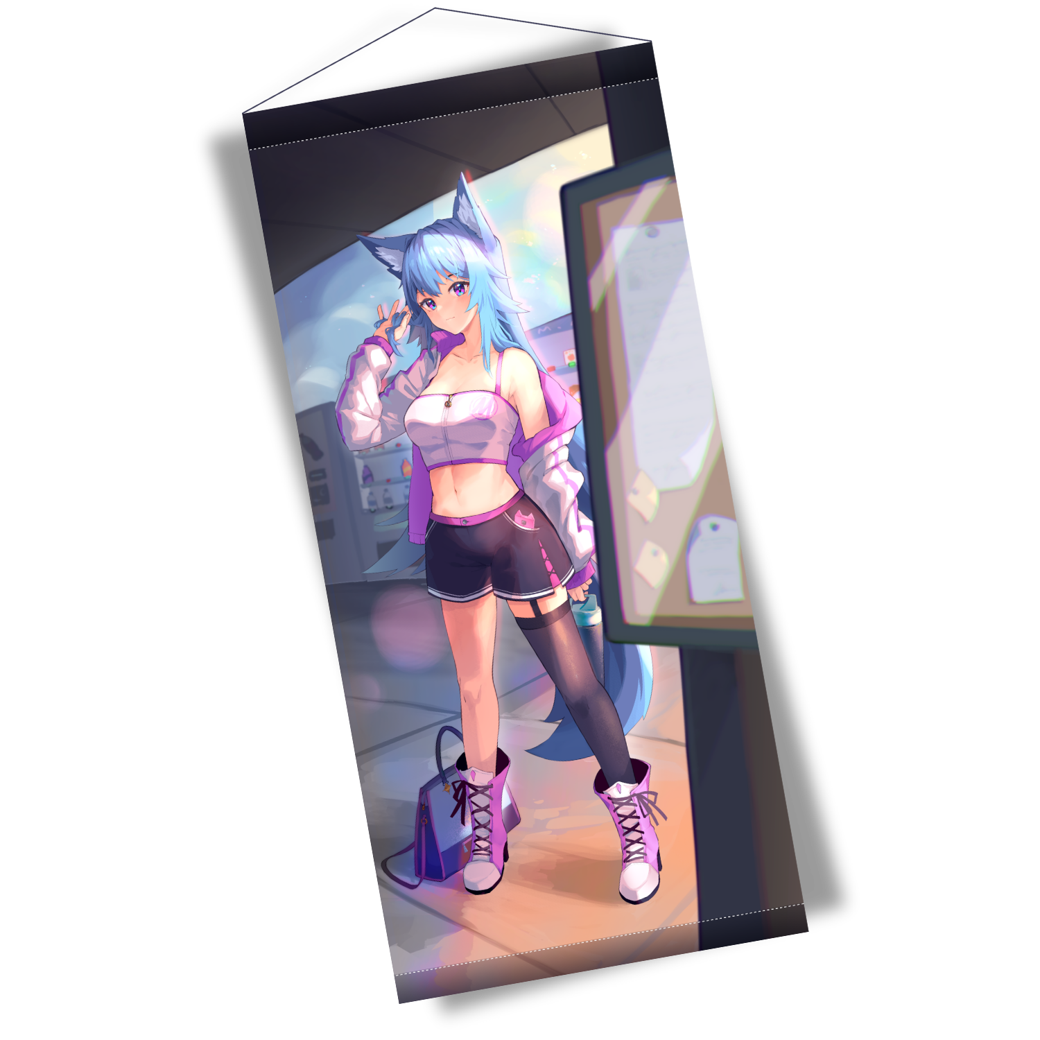 Place to Place - Train Station WALLSCROLL