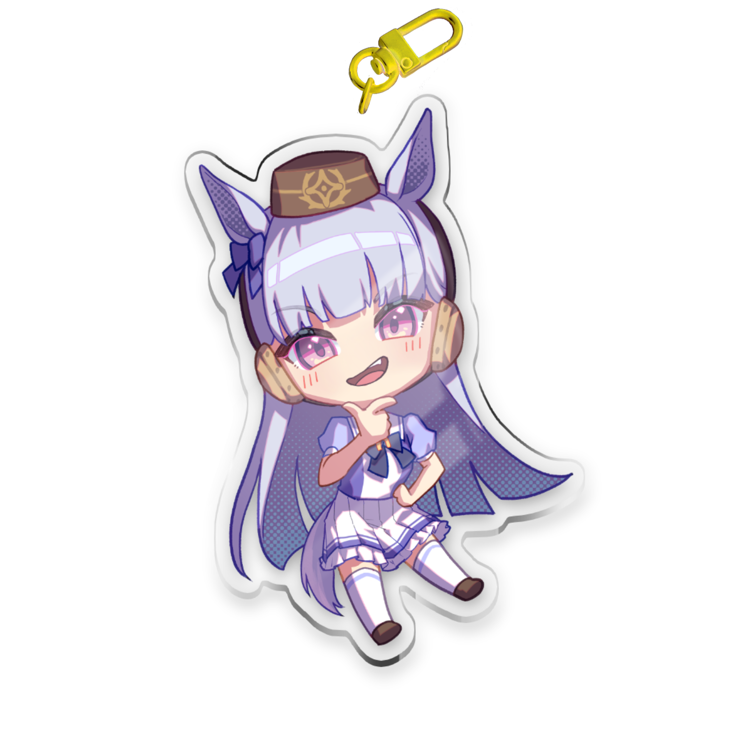 Gold Ship Charm